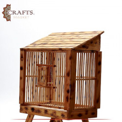 Handmade Brown Birdcage