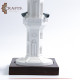 Hand Engraved Gypsum Table Decor with Mosque Minaret Design Hand Engraved Gypsum Table Decor with Mosque Minaret Design