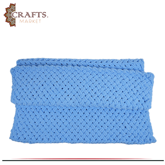 Handmade Blue Baby Blanket Handmade Blue Baby Blanket