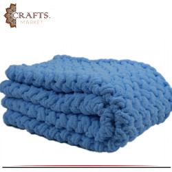 Handmade Blue Baby Blanket
