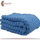Handmade Blue Baby Blanket Handmade Blue Baby Blanket