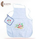 Hand-embroidery Fabric Kitchen Apron Set 2PCS Hand-embroidery Fabric Kitchen Apron Set 2PCS