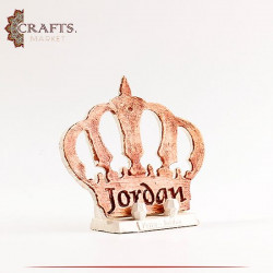 Handcrafted Artificial Bone Table Décor  Jordan Crown  Design