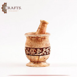 Handcrafted Artificial Bone Table Décor  Grinder Design