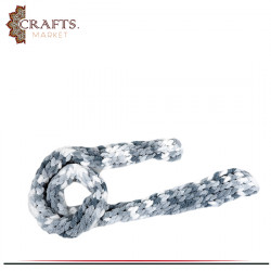 Hand-knitted Duo-Color Winter Scarf