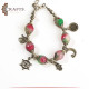 Handmade Multi-Color Glass Stone Women Bracelet Handmade Multi-Color Glass Stone Women Bracelet