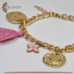 Handmade Gold Tone Women Anklet 