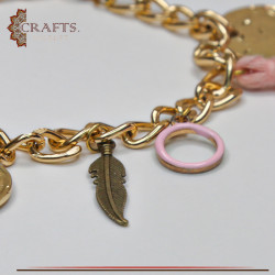 Handmade Gold Tone Women Anklet 