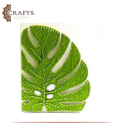 String Art Handmade  in a  Tree Leaf  Design 