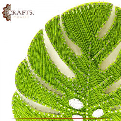 String Art Handmade  in a  Tree Leaf  Design 