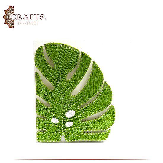 String Art Handmade  in a  Tree Leaf  Design 