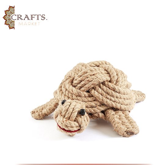 Handmade Rope Table Décor in a Turtle Design Handmade Rope Table Décor in a Turtle Design
