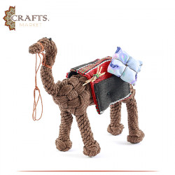 Handmade Rope Table Décor in a Camel Design