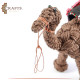 Handmade Rope Table Décor in a Camel Design Handmade Rope Table Décor in a Camel Design