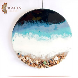Handmade Wall Art in a Waves Design