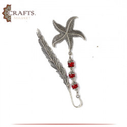 Handmade Metal Book Mark with a Starfish Pendant 