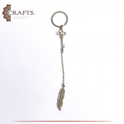 Handmade Silver Tone Base Metal Key Chain