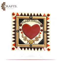 Handmade Wooden Wall Art Heart Design