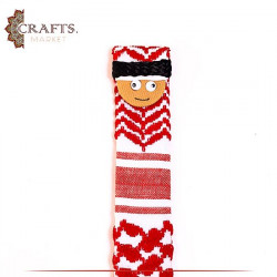 Hand-embroidered Book Mark in a Shemagh Design 