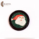 Handcrafted Mosaic Wall Hanging in a Santa Clause Design Handcrafted Mosaic Wall Hanging in a Santa Clause Design