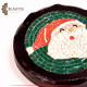 Handcrafted Mosaic Wall Hanging in a Santa Clause Design Handcrafted Mosaic Wall Hanging in a Santa Clause Design
