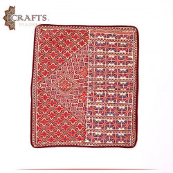 Hand-Embroidered Multi-Color Pillow Cover 
