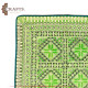 Hand-Embroidered Green Pillow Cover Hand-Embroidered Green Pillow Cover
