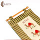 Hand-Embroidered Multi-Color Wall Hanging in a Camel Design Hand-Embroidered Multi-Color Wall Hanging in a Camel Design