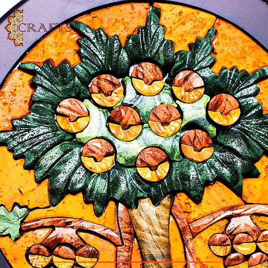 Handcrafted Stone Home Decor  Madaba Tree  Design