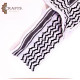 Handmade Duo-Color Cotton Unisex Scarf in Al Hatta Design Handmade Duo-Color Cotton Unisex Scarf in Al Hatta Design