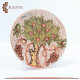 Handmade Clay Plate Table Decor Tree Of Life Design Handmade Clay Plate Table Decor Tree Of Life Design