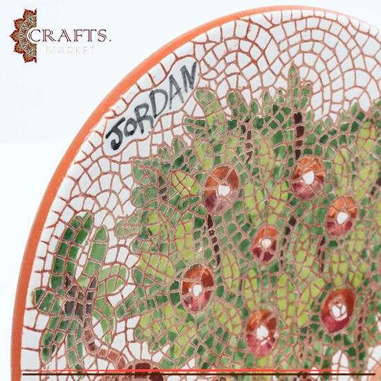 Handmade Clay Plate Table Decor Tree Of Life Design Handmade Clay Plate Table Decor Tree Of Life Design