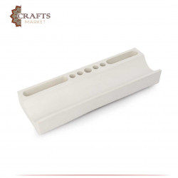 White desk base