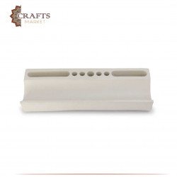 White desk base