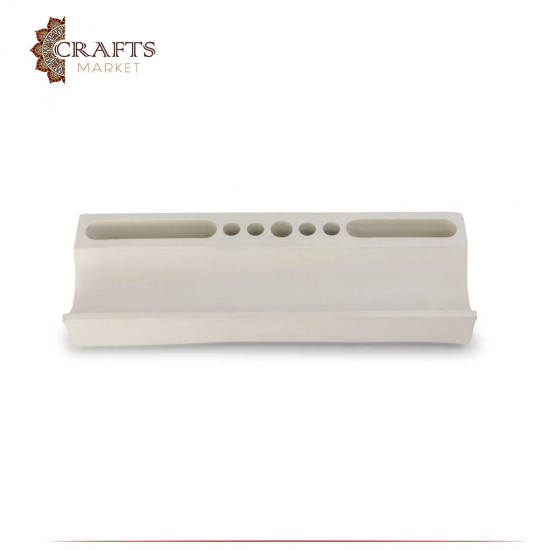 White desk base