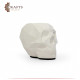 Cement skull-shaped vase for pens white color Cement skull-shaped vase for pens white color
