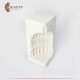 A cement candle holder in the shape of the ancient Pantheon - white A cement candle holder in the shape of the ancient Pantheon - white