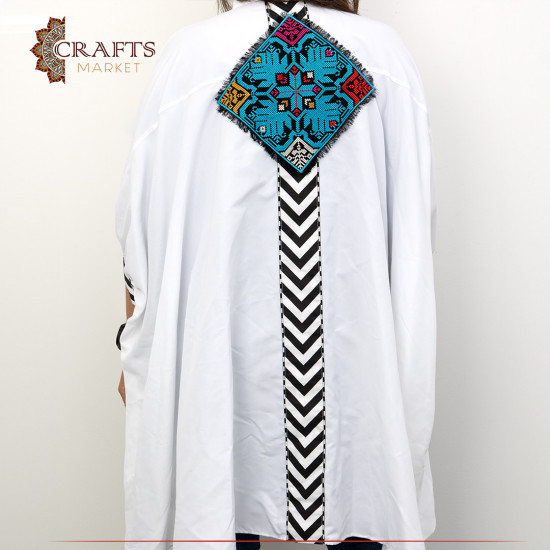 White Embroidered Women's Shirt - Free Size