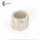 Multi-use white and brown octagon Multi-use white and brown octagon