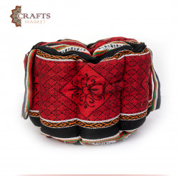A Peasant-Designed Bag Made of Fabric