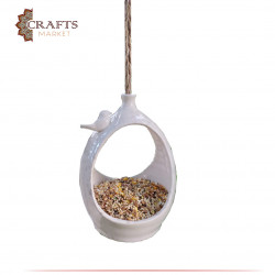 Handmade Ceramic Birds Feeder