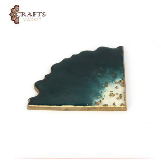 Turquoise triangle coaster Turquoise triangle coaster