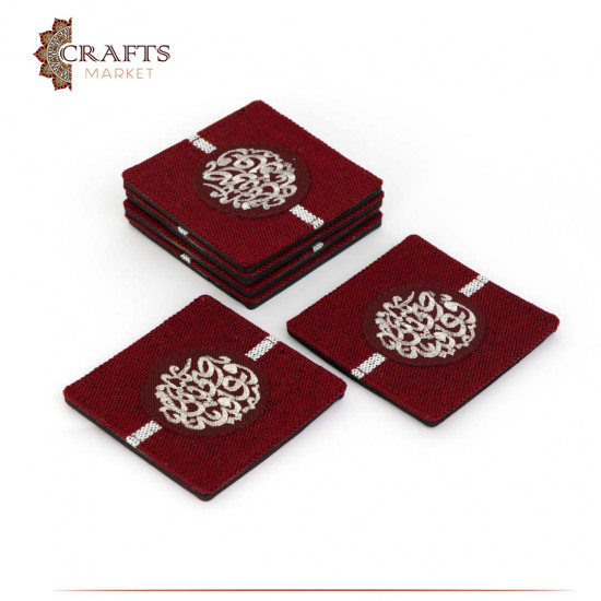 Handmade Square coaster set Handmade Square coaster set