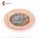 A serving plate with the words “My Beloved Mother” A serving plate with the words “My Beloved Mother”