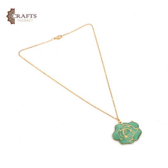 Handmade Green rose design chain Handmade Green rose design chain