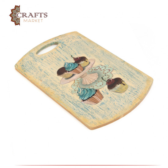 Double-sided wooden kitchen wall hanging made of sweets and eggshells