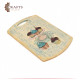 Double-sided wooden kitchen wall hanging made of sweets and eggshells
