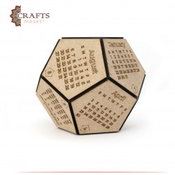 Handmade Wooden calendar