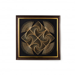 Metal wave design plate