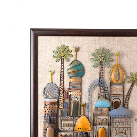 A painting with the design of the Baghdad shankhil A painting with the design of the Baghdad shankhil